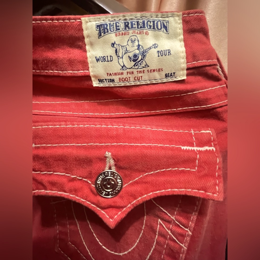 True Religion Red Jeans